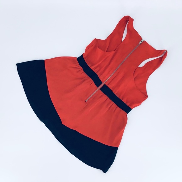 Lucca Couture Shiny Sleeveless Layered Blouse, S - Picture 12 of 16